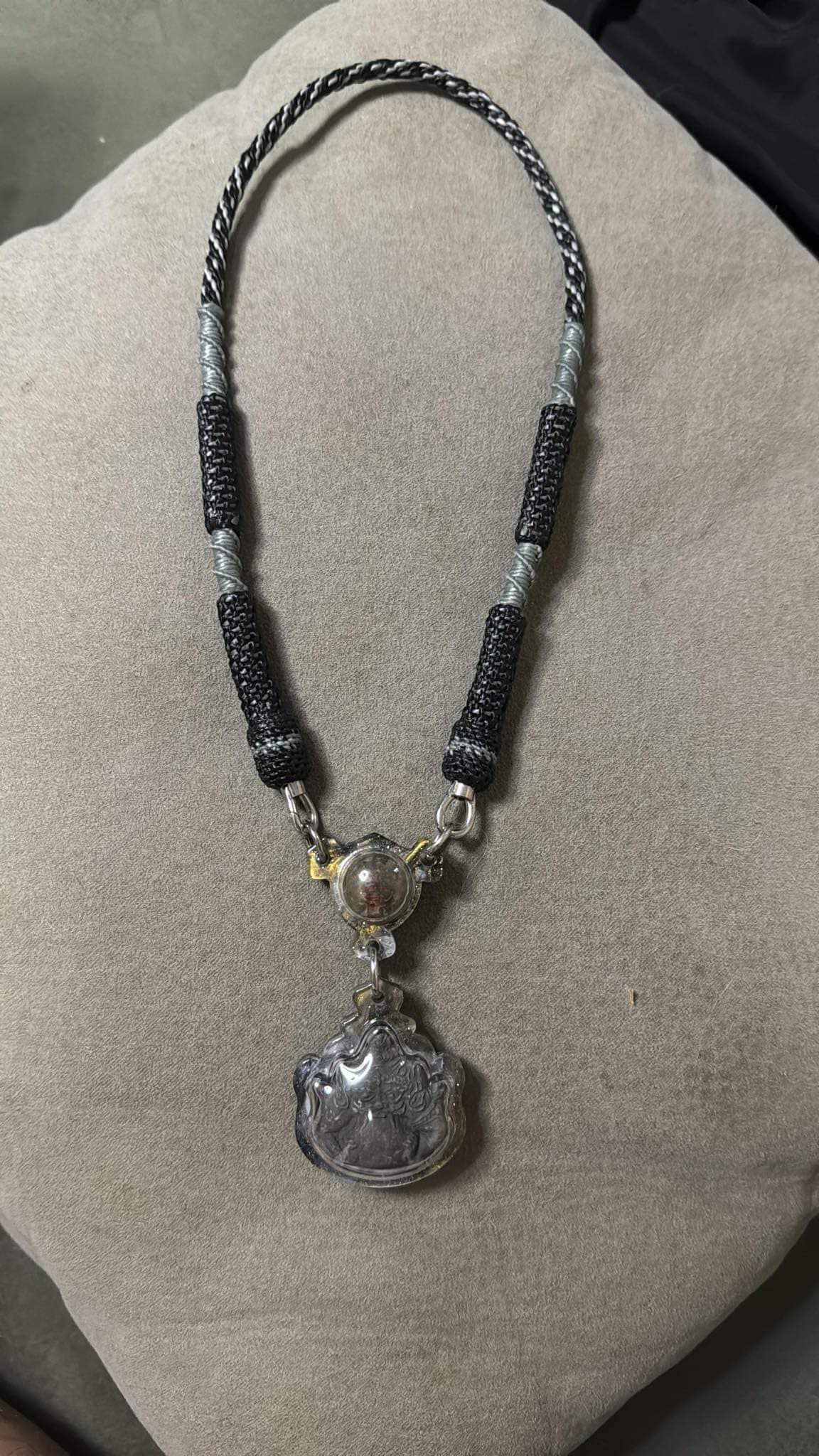 單掛開口(配活動扣)短款蠟繩