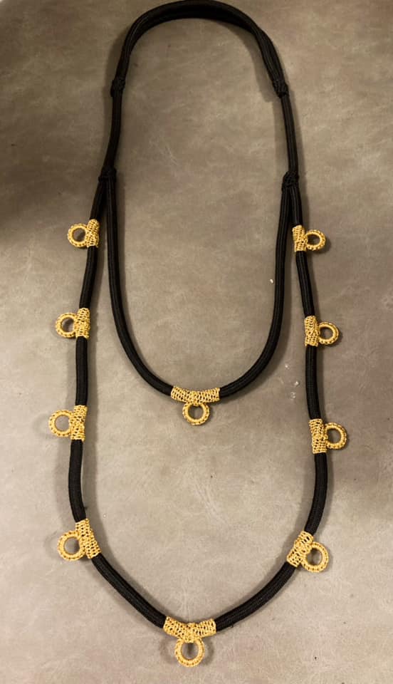 雙層伸縮尼龍10掛佛牌繩