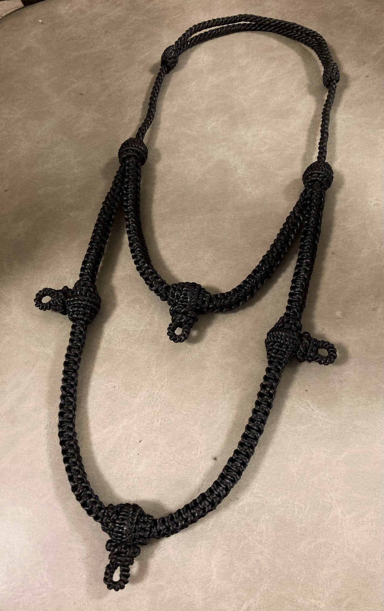 雙層4掛伸縮蠟繩佛牌鏈