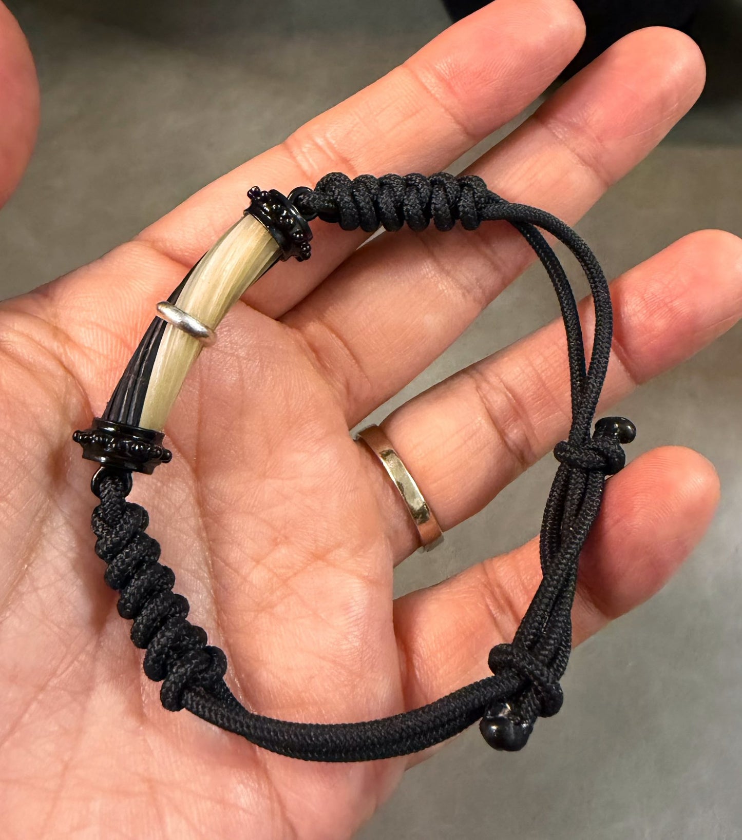 象尾毛伸縮手繩