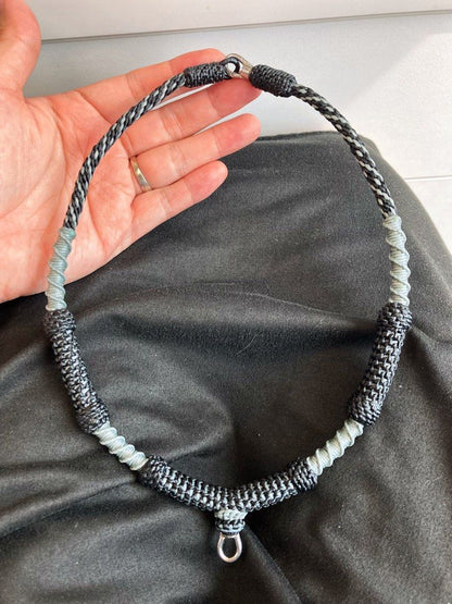 短款蠟繩單掛佛牌鏈