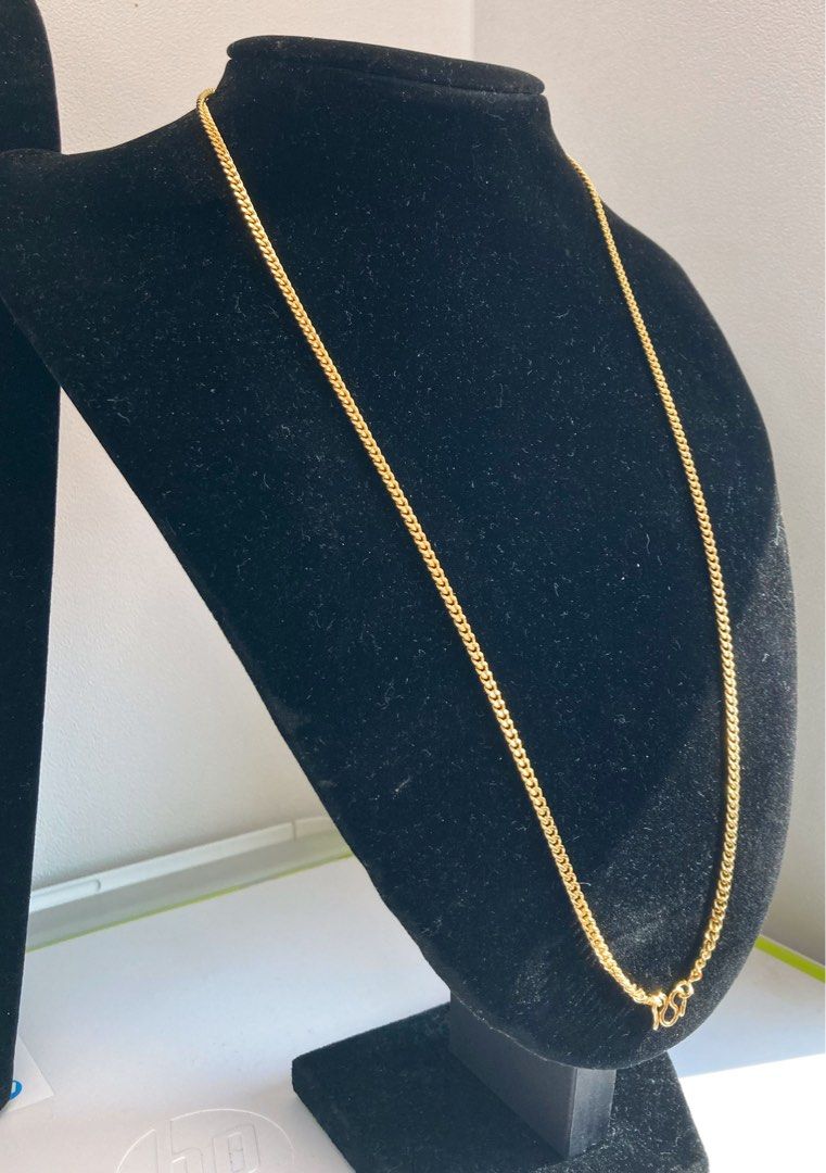 24K鍍金單掛佛牌鏈