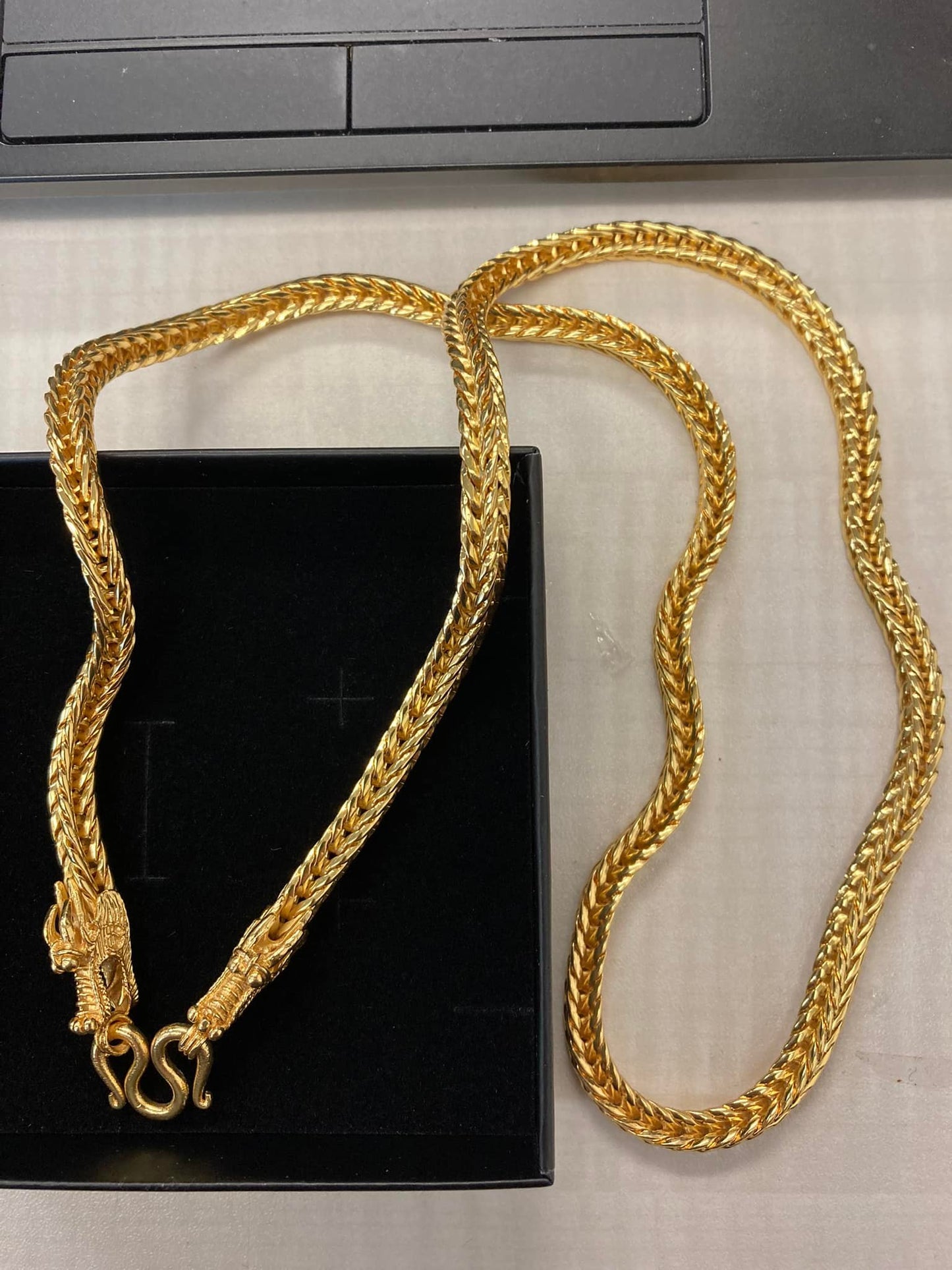 龍頭24K 鍍金單掛佛牌鏈
