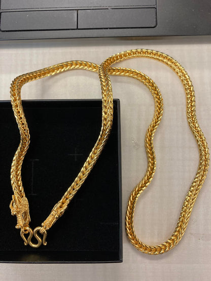 龍頭24K 鍍金單掛佛牌鏈