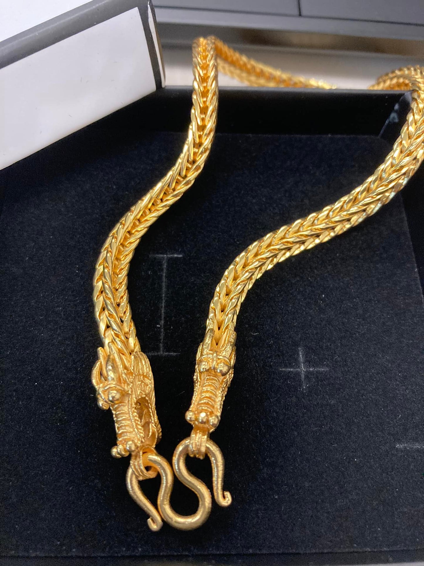 龍頭24K 鍍金單掛佛牌鏈