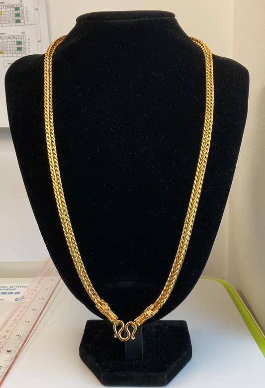龍頭24K 鍍金單掛佛牌鏈