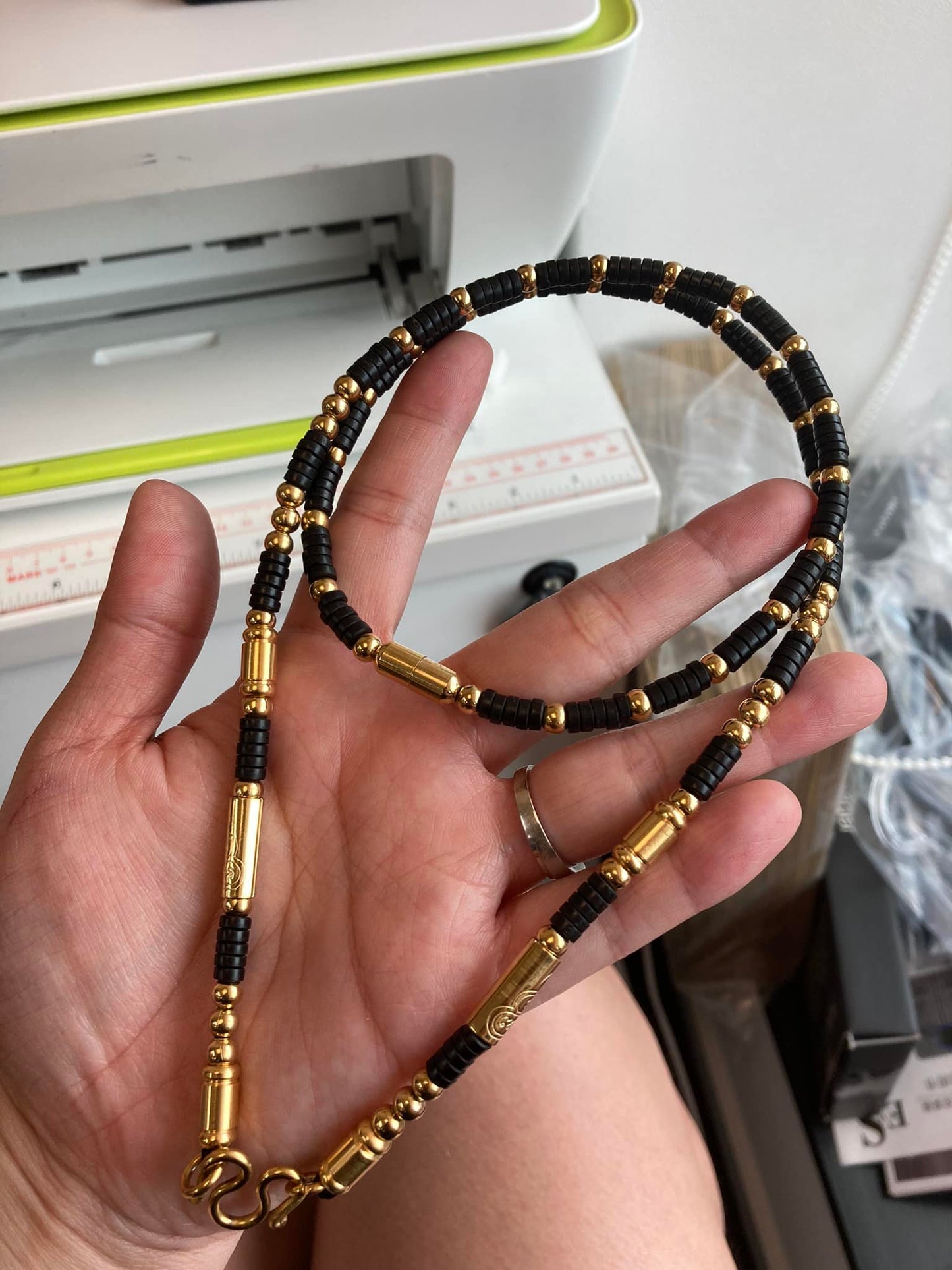 單掛開合扣椰殼佛牌鍊