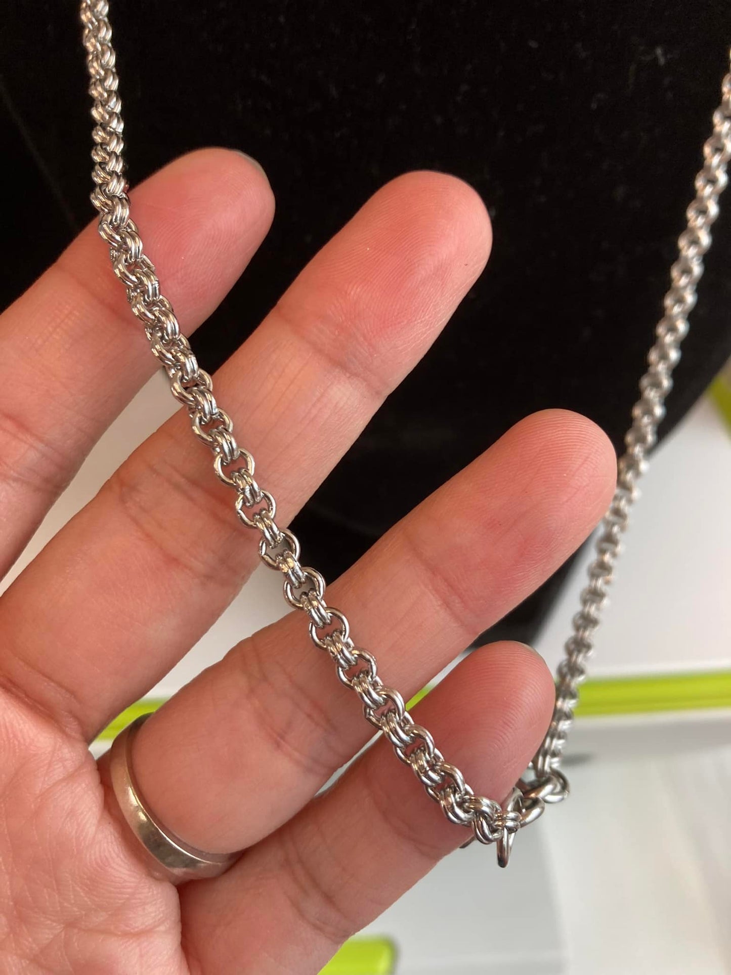 不銹鋼環型單掛佛牌鏈