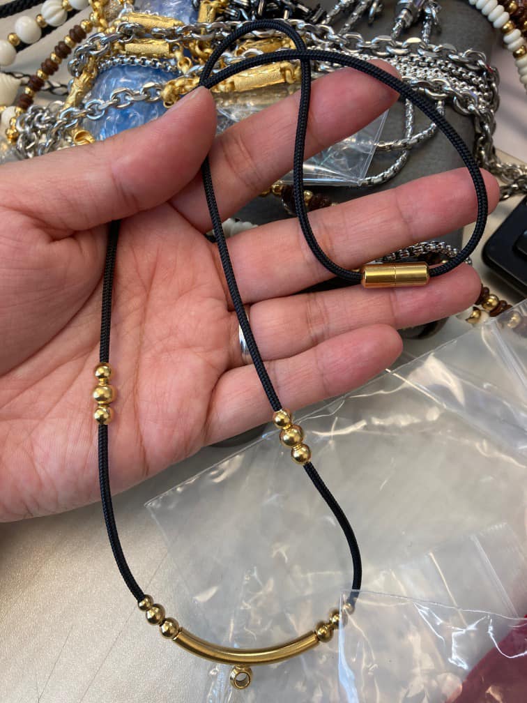 開合扣單掛佛牌繩