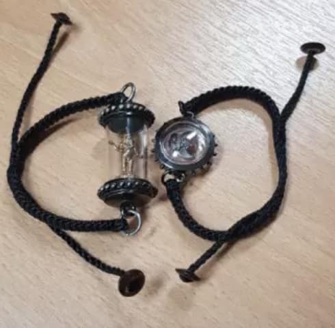 伸縮蠟繩手環