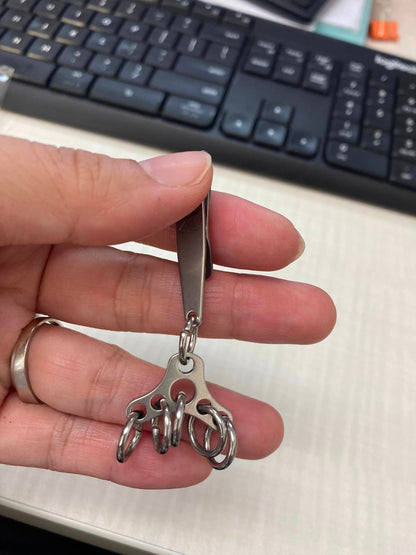 10mm圈（1.5mm粗）鋼圈的多掛佛牌夾