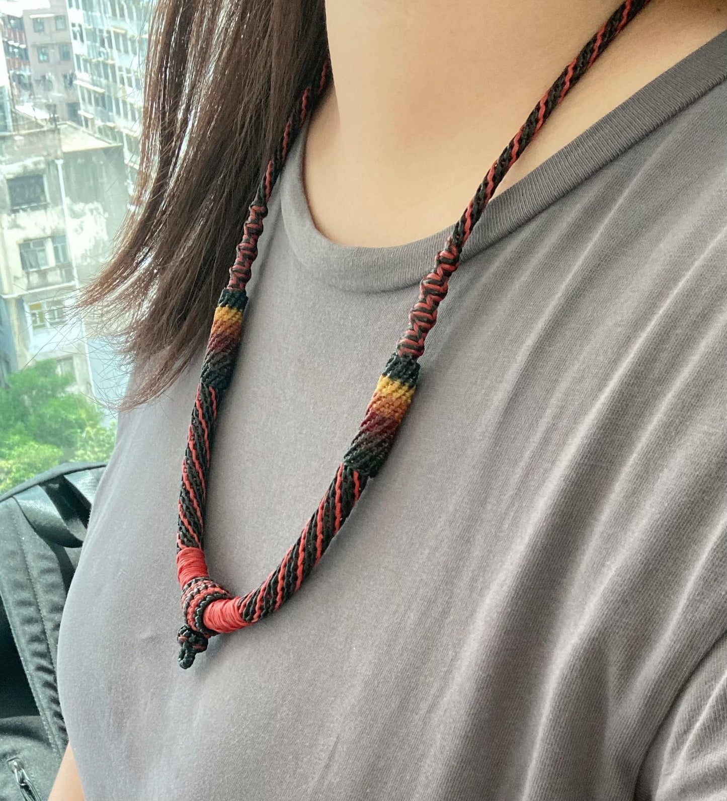 前後掛蠟繩佛牌鏈