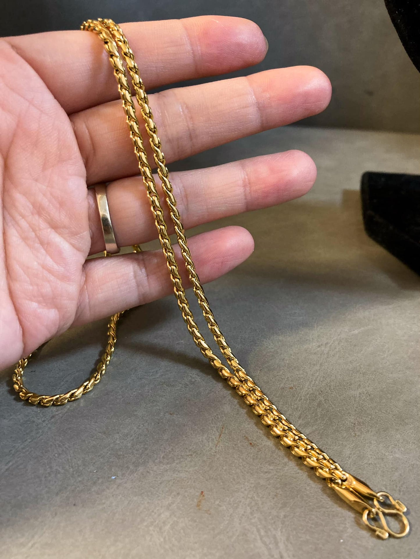 不銹鋼鍍金佛牌鏈