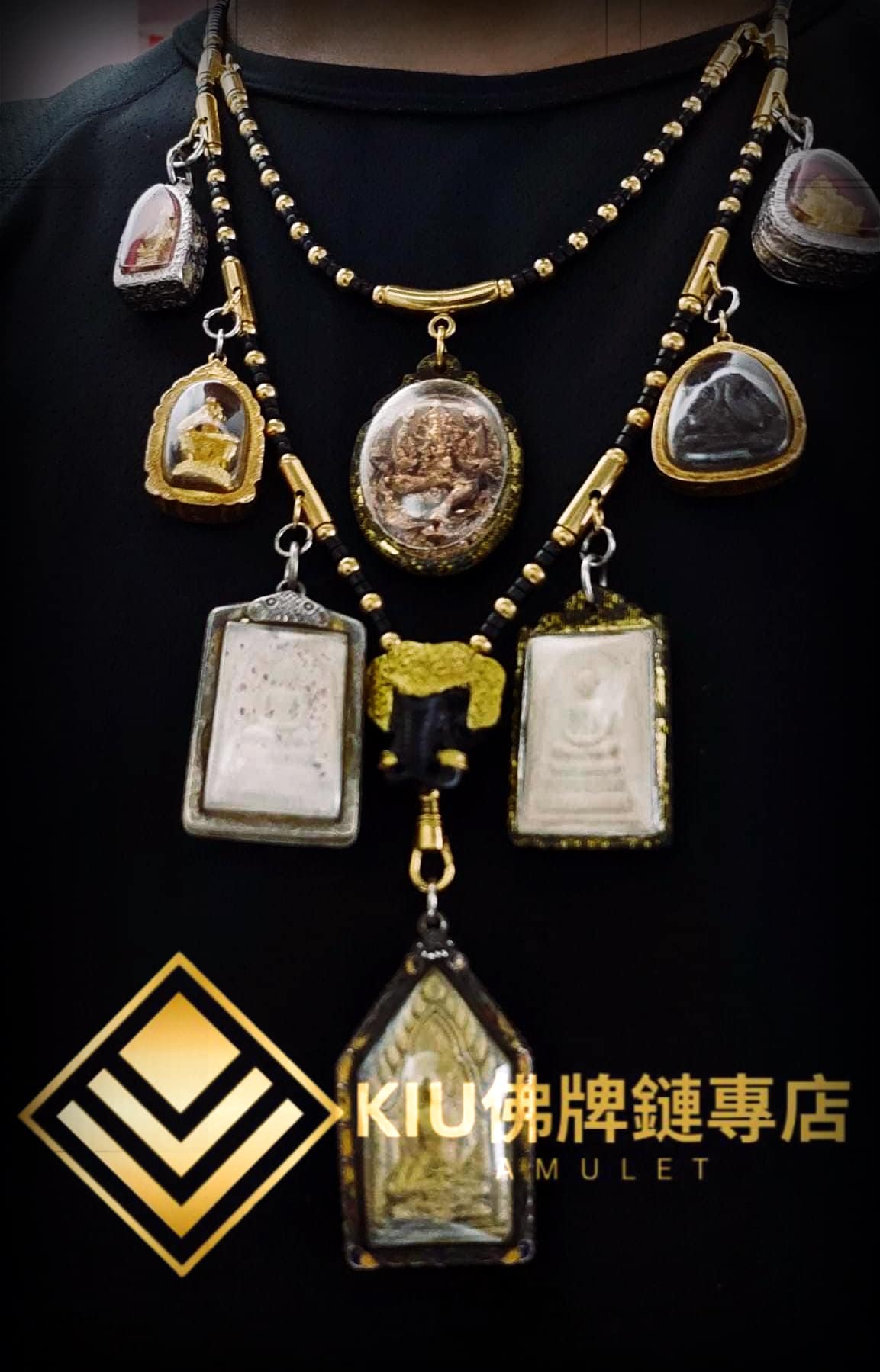 前8後1象神佛牌鏈
