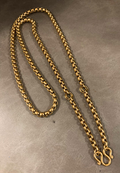 3掛不銹鋼金佛牌鍊