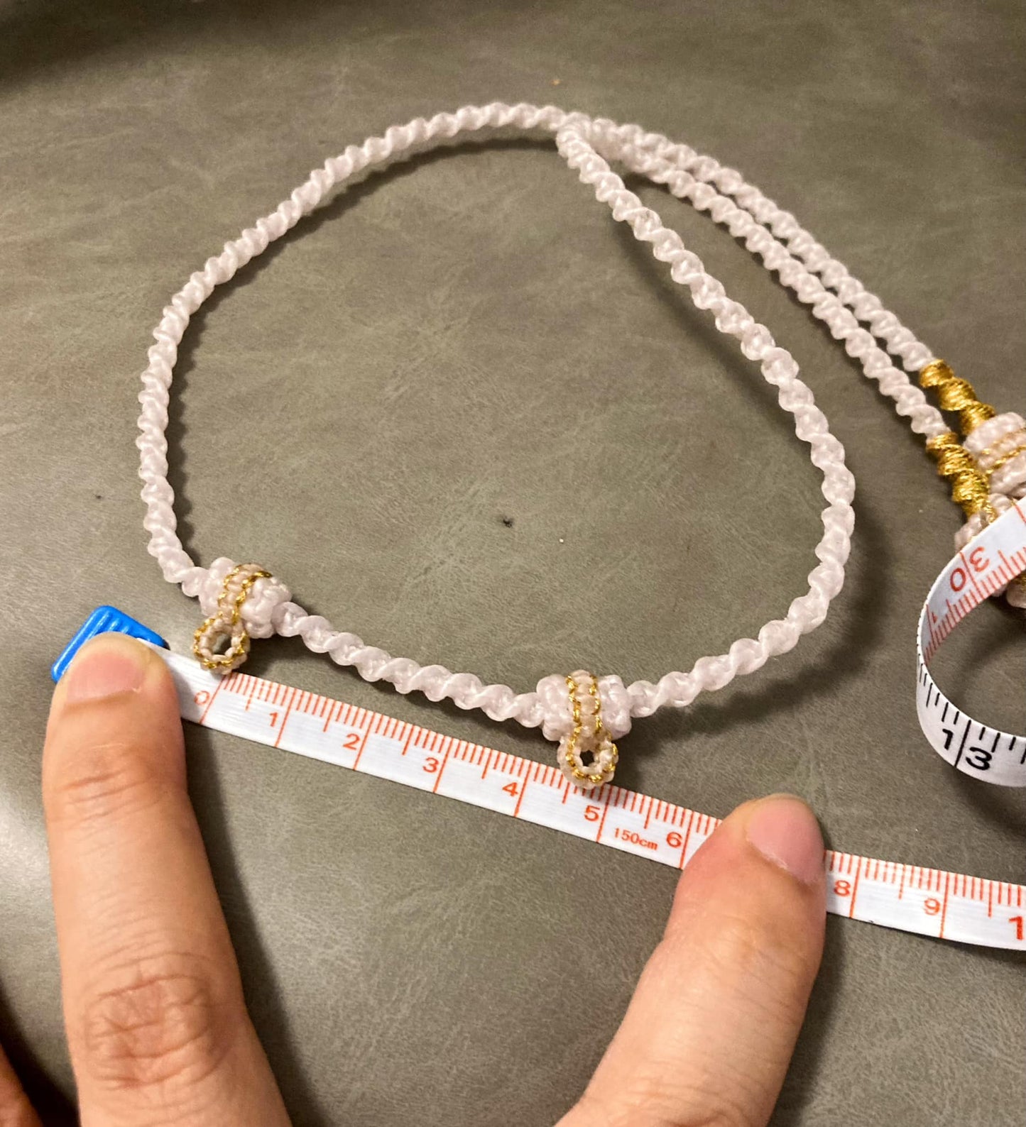 前3後2開口蠟繩佛牌繩