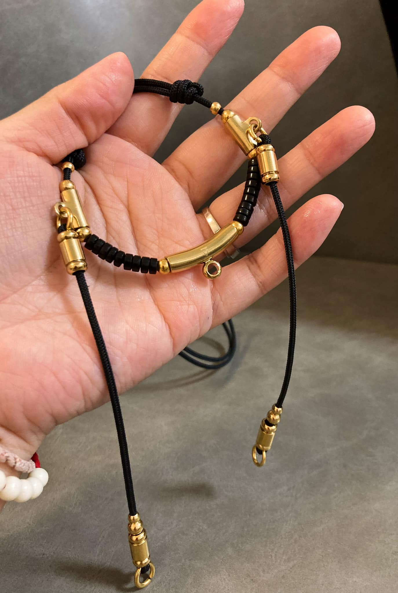 尼龍伸縮雙層開口佛牌繩
