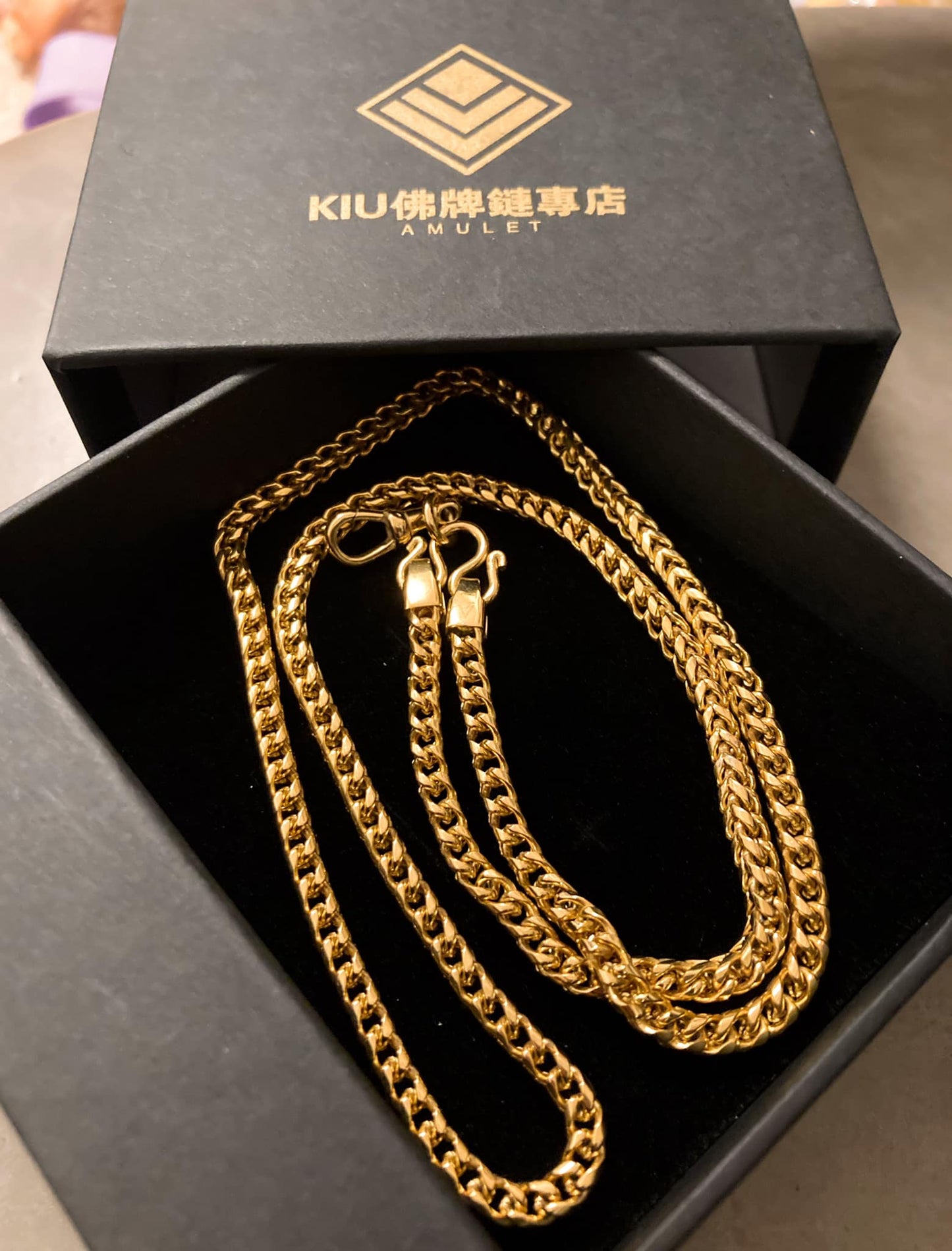 316L鋼鍍金佛牌鏈