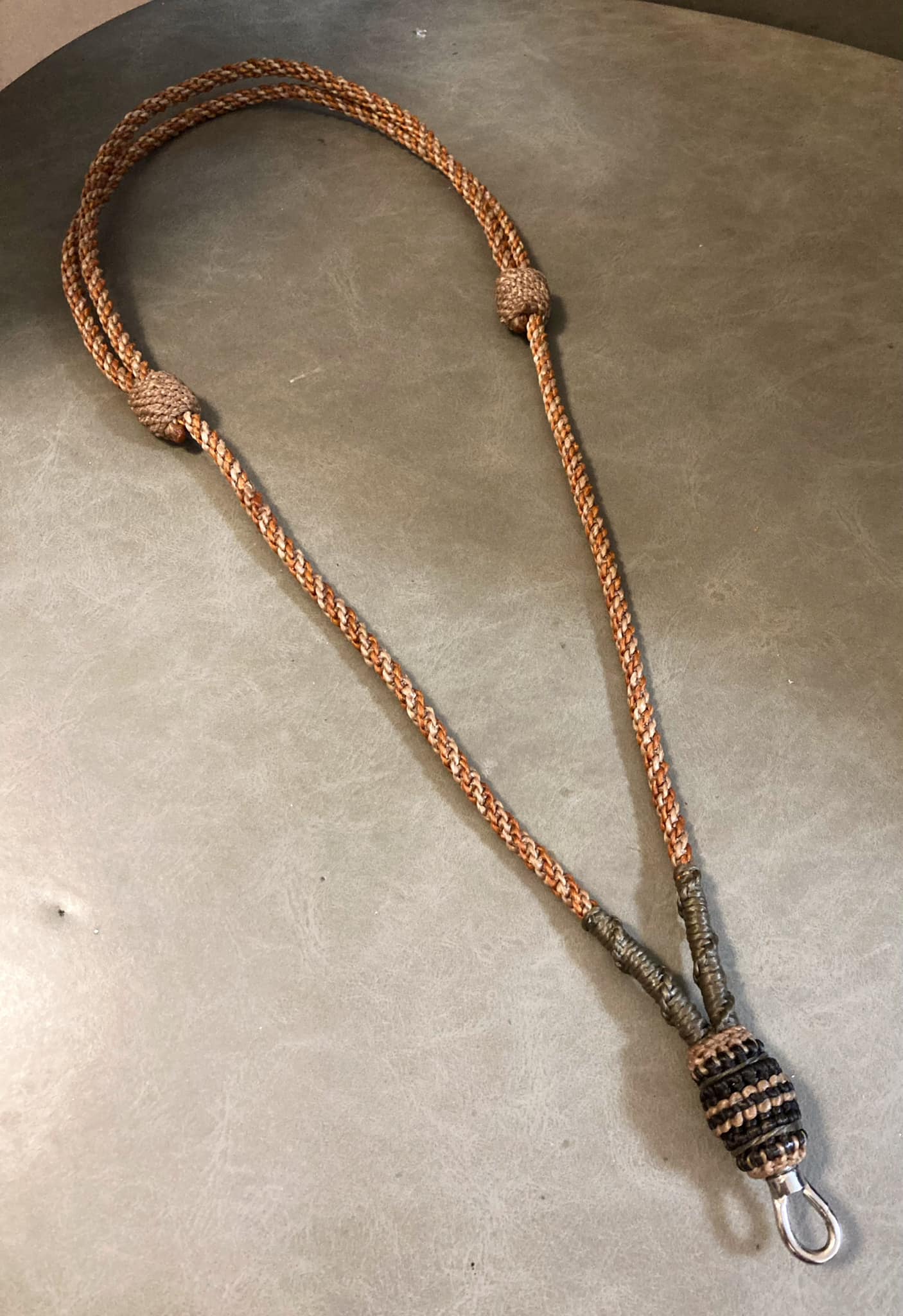 蠟繩伸縮單掛佛牌鏈