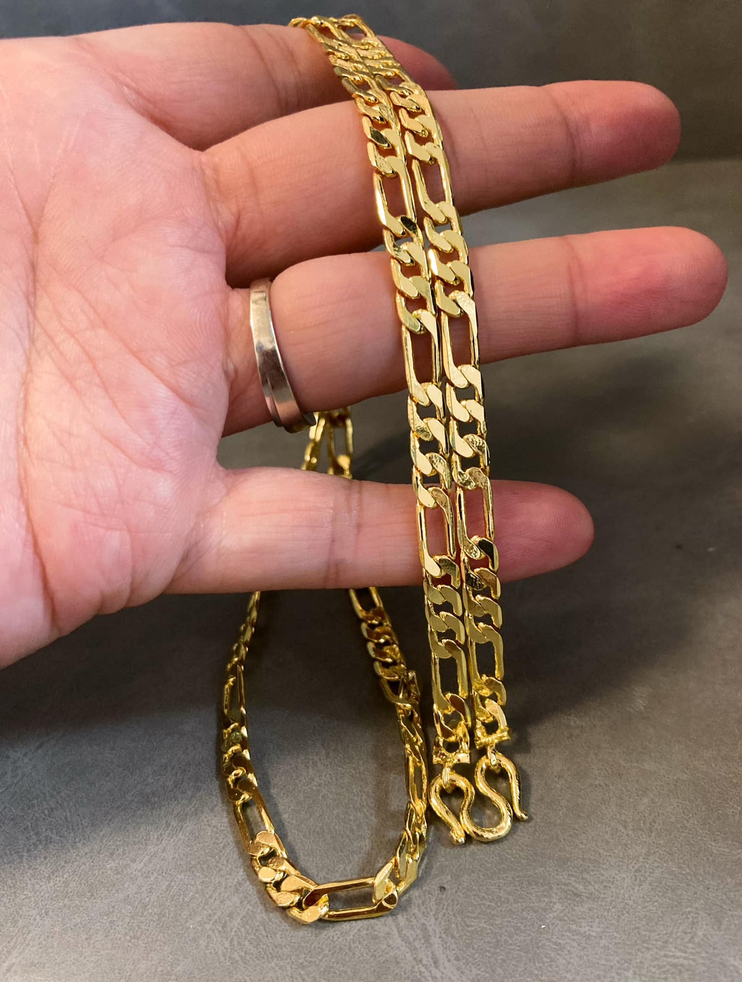 24K鍍金單掛佛牌鏈