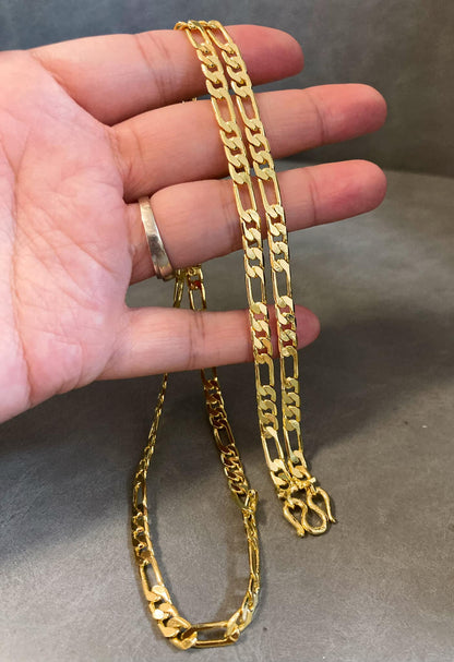 24K鍍金單掛佛牌鏈