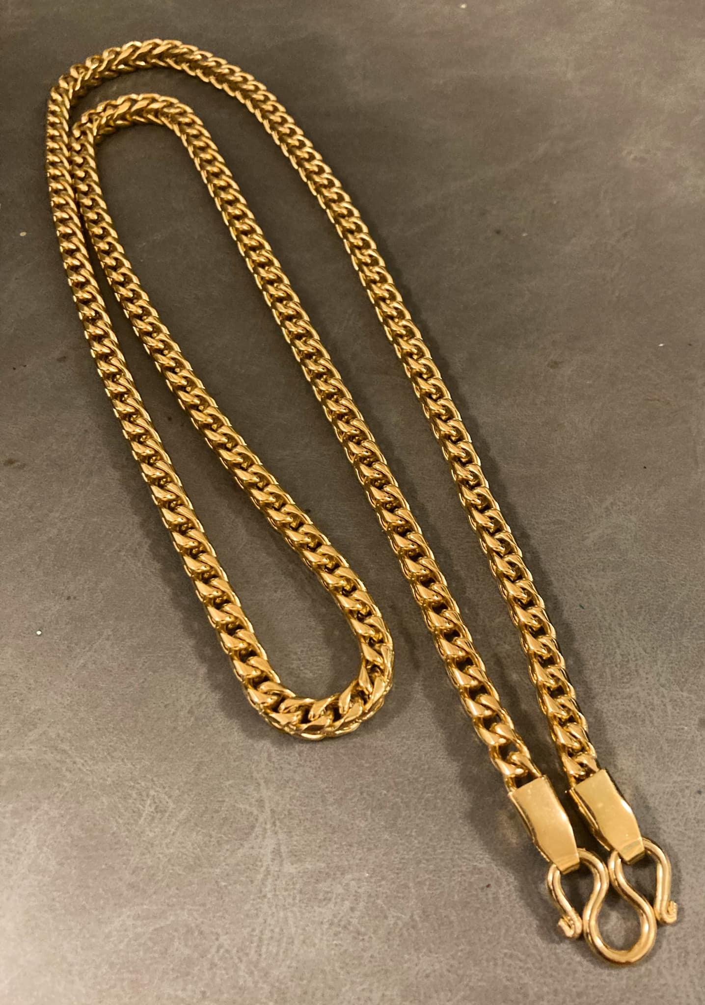 316L鋼鍍金單掛佛牌鏈