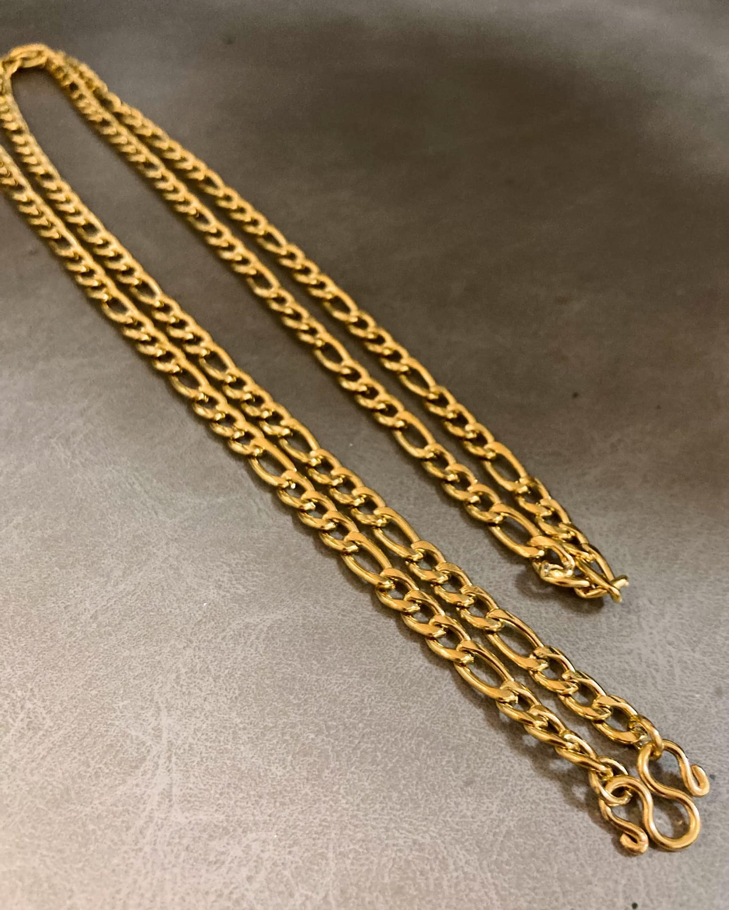 不銹鋼鍍金單掛佛牌鏈