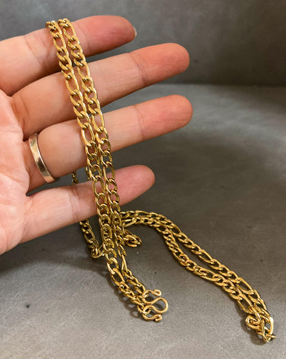 不銹鋼鍍金單掛佛牌鏈