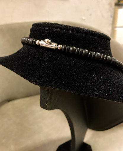 前後掛黑檀木佛牌鏈