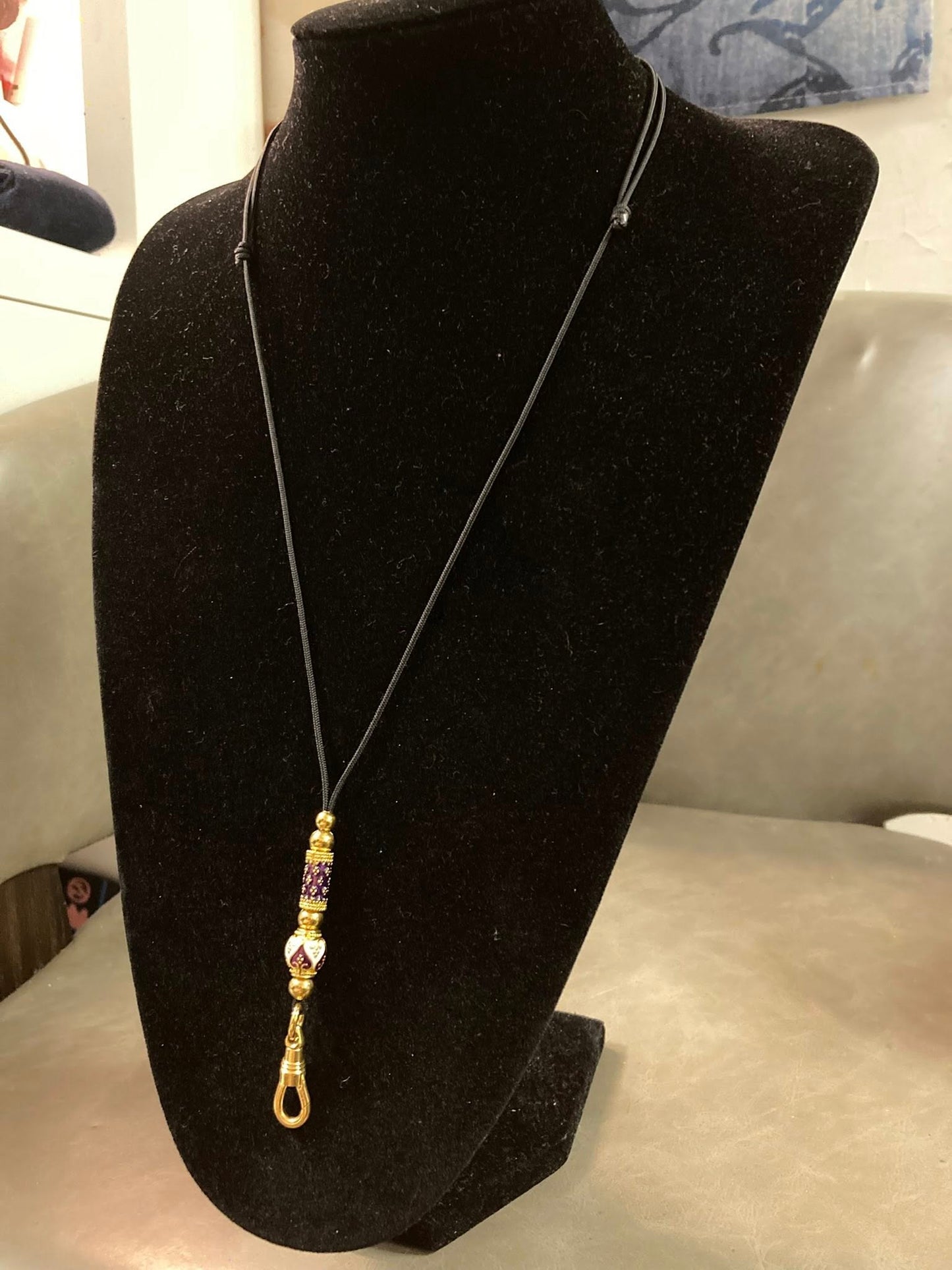 尼龍單掛伸縮佛牌鏈