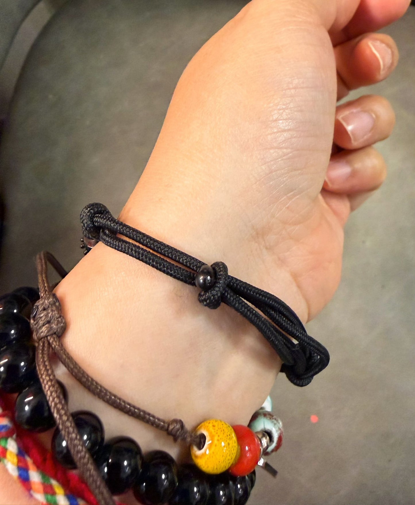 象尾毛伸縮手繩