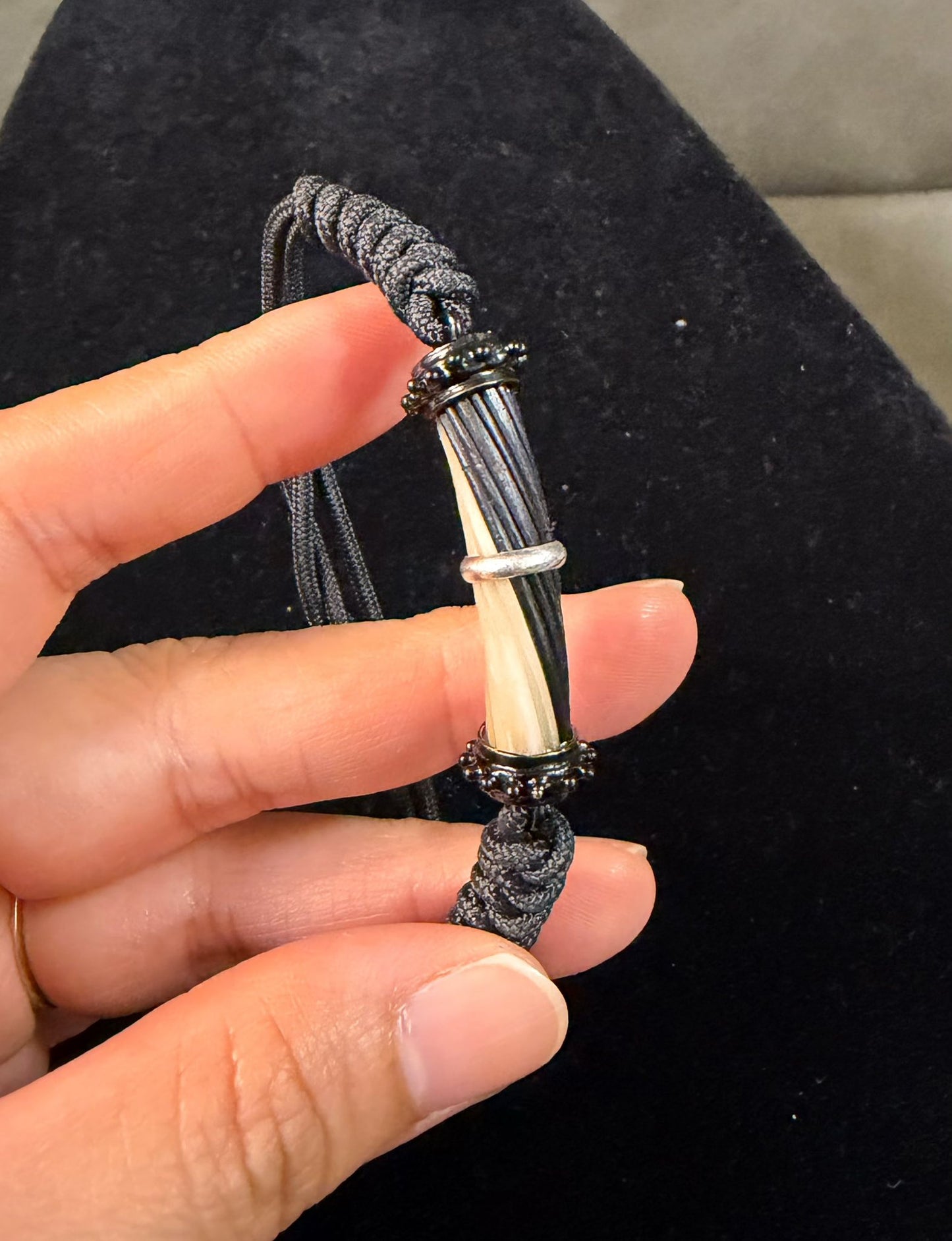 象尾毛伸縮手繩