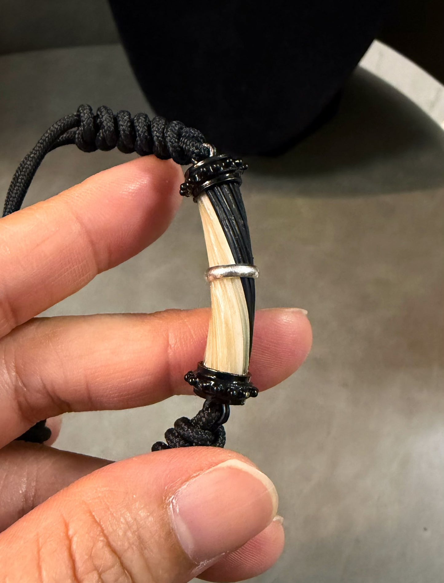 象尾毛伸縮手繩