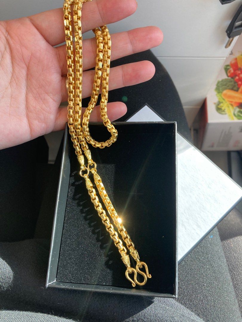 24K鍍金3掛佛牌鏈