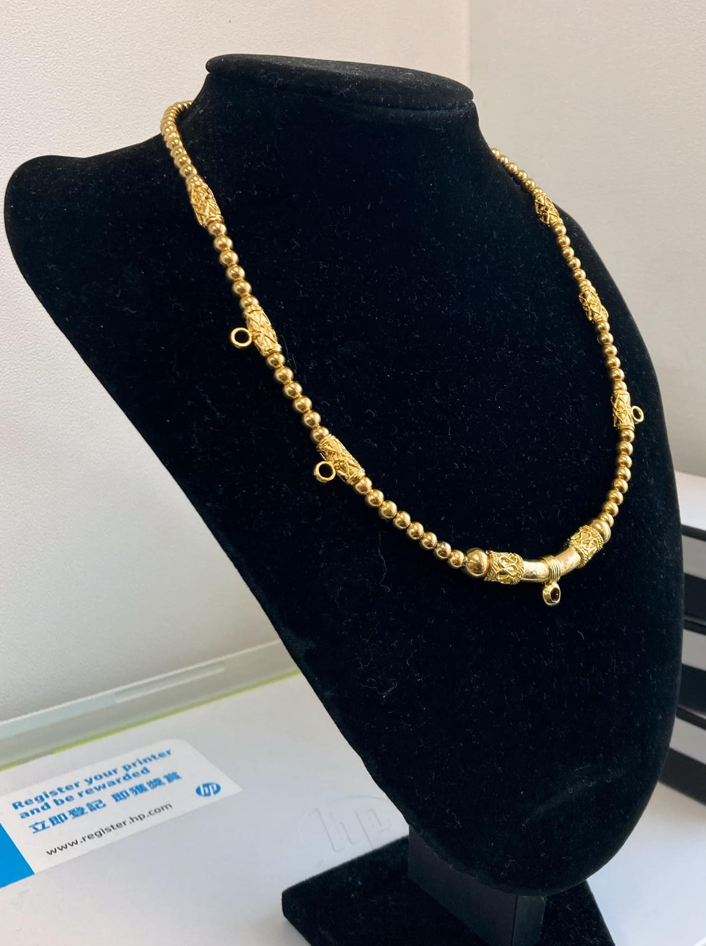 不銹鋼鍍金佛牌鏈